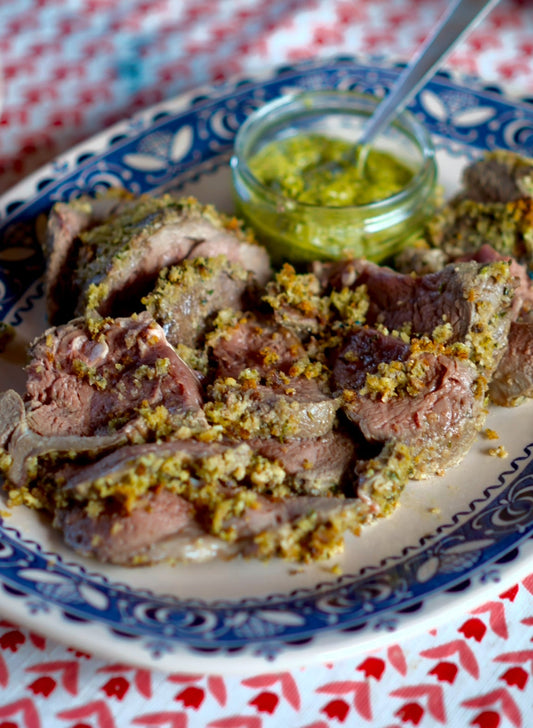 Herb-Crusted Venison Haunch
