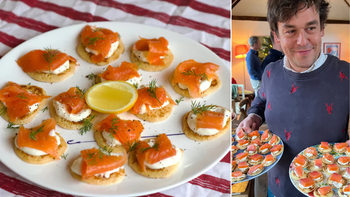 Smoked Salmon Blinis