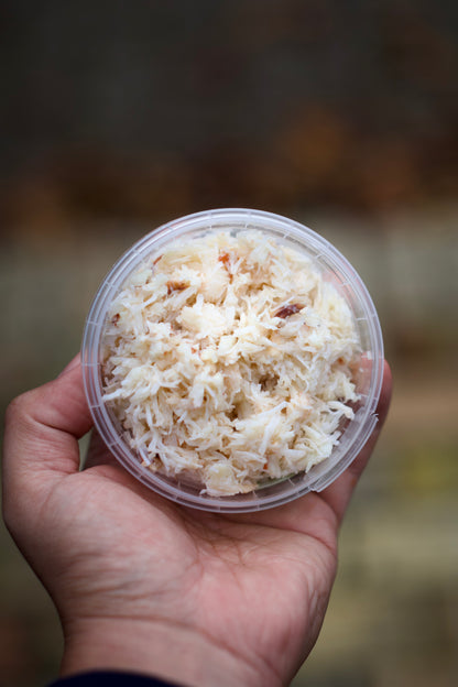 ❄️ Hand-Picked White Crab Meat